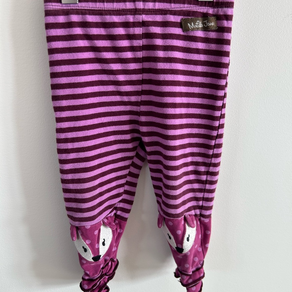 Matilda Jane Purple Striped Leggings